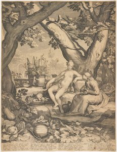 Vertumnus og Pomona af Pieter Jansz Saenredam