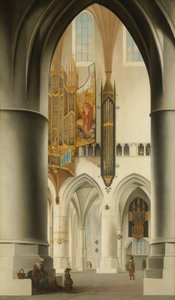 Interiør af St. Bavo-kirken i Haarlem, 1636