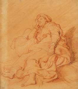Studie af Rachels skikkelse, ca. 1621. af Pieter Lastman