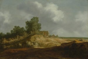 Landskab med et sommerhus, 1629.