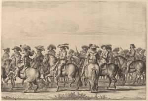 Marie de Medicis indrejse i Amsterdam [plade 4 af 6] af Pieter Nolpe