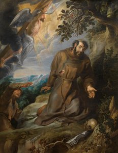 Saint Francis modtager Stigmata, ca 1630-1634. af Pieter Paul Rubens