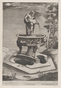 Mirror of Roman Magnificence: A Fountain and Basin, 1581., 1581.