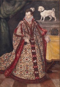 Portræt af en moravisk kvinde. af Pieter Pietersz the Younger