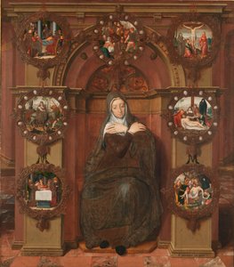 Lady of the Seven Sorrows Joos van Belle Triptykon. Centralpanel, 1556.