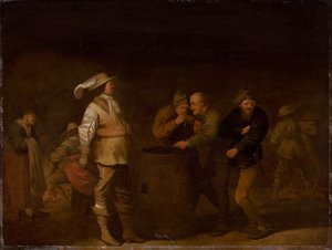 Afgivelsen af krigsbytte, ca. 1635. af Pieter Quast