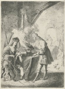 Esau sælger sin førstefødselsret til Jakob