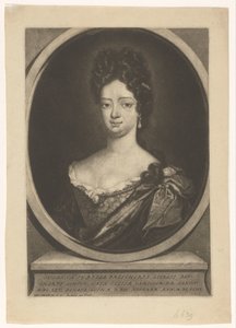 Portret af Susanna Sibylla Reichardt af Pieter Schenk (I)