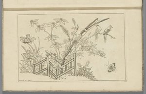 Tre fugle i et blomstrende træ Kinesiske blomster og fugle (serietitel)