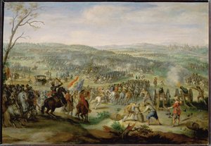 Slaget på Det Hvide Bjerg nær Prag ... af Pieter Snyers