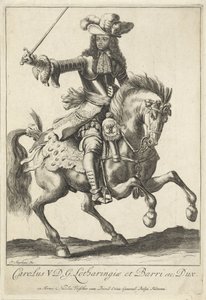 Ridesportræt af Charles V Leopold, hertug af Lorraine
