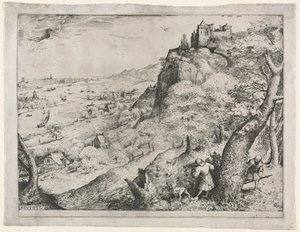 Jagten på kaniner af Pieter The Elder Brueghel