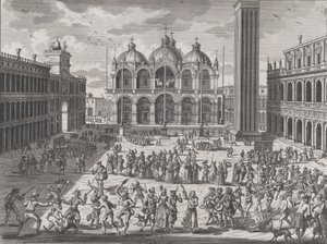 Karnevalet i Venedig, fra: Thesaurus of Antiquities and Histories of Italy, vol. 9, 1722