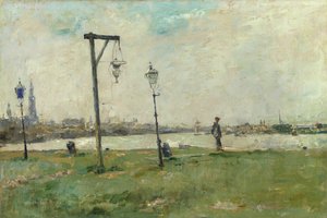 Antwerpen (olie på lærred) af Pieter Verhaert