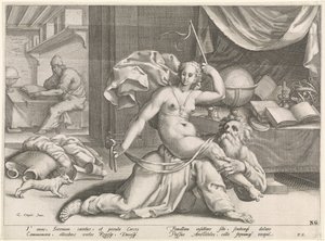 Aristoteles og Phyllis af Pieter de Jode (I) (attributed to)