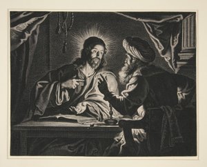 Kristus og Nikodemus af Pieter de Jode II