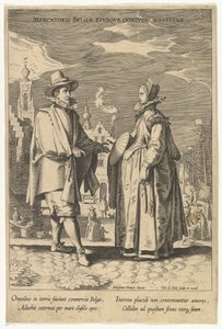 Belgisk købmand og hans ægtefælles kjole, fra Fashions of Different Nations.n.d.