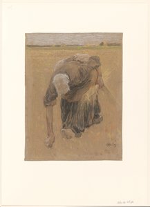 opsamlende kvinde af Pieter de Josselin