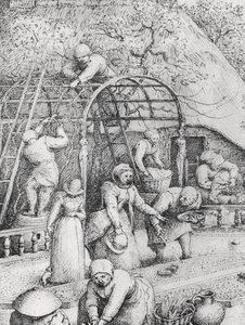 Detalje af foråret af Pieter Bruegel the Elder