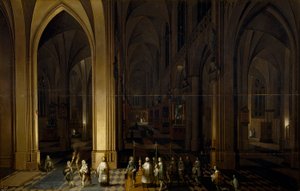 Interiør af en kirke