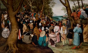 Pyhän Johannes Kastajan saarna af Pieter the Younger Brueghel