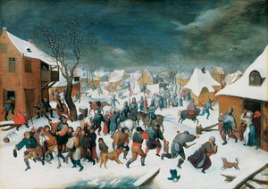 Massakren på de uskyldige, 1605 af Pieter Brueghel the Younger