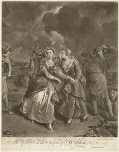 Skuespillerinden Susannah Maria Cibber som Cordelia