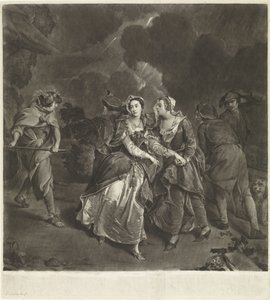 Skuespillerinden Susannah Maria Cibber som Cordelia