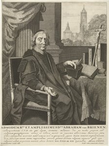 Portræt af pastor Abraham van Brienen af Pieter van Dijck
