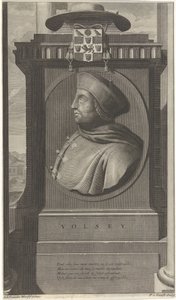 Portræt af kardinal Wolsey af Pieter van Gunst