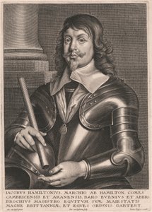 James Hamilton, Marquis AB Hamilton, Earl of Cambridge og Aran af Pieter van Lisebetten