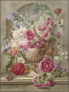 Vase med blomster