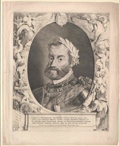 Den hellige romerske kejser Karl V (print)