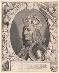 Den hellige romerske kejser Maximilian I (print)