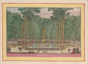 Kærlighedens springvand i Aranjuez Kærlighedens springvand, i Lusthof i Aranjues / Fons Amoris sive Tritonum, i Horto Arangosiae (titel på objektet) Theatrum Hispaniae (...) (serietitel)