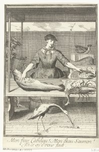 Fiskesælgerinde af Pieter van den Berge