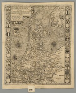 1596 Holland Comitatus Kaerius af Pieter van den Keere
