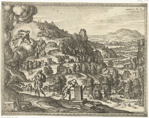 Gud velsigner Jakob og kalder ham Israel Billeder og scener fra Bibelen (serietitel)