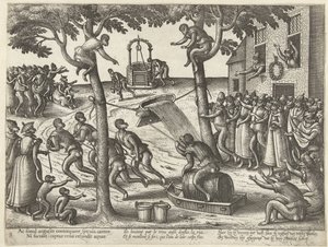 Tobbespel Apenspel (serietitel) af Pieter van der Borcht (I)