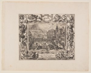 Marts, fra De tolv måneder af Pieter van der Borcht