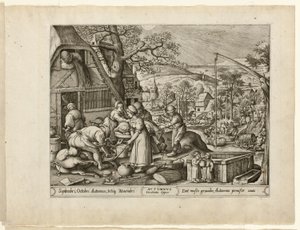Efterår, fra De fire årstider af Pieter van der Heyden