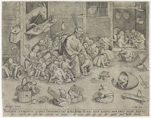 Æslet i skolen af Pieter van der Heyden