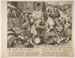 Alle mennesker, ca. 1558. af Pieter van der Heyden