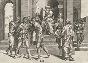 Johannes Døberens fængsling af Pieter van der Heyden