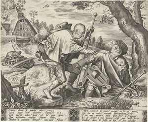 Lignelsen om de to blinde af Pieter van der Heyden