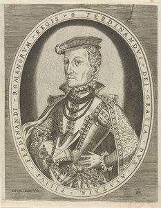 Portræt af Ferdinand II af Tyrol Portrætter af linealer (serietitel) af Pieter van der Heyden