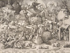 Pride Superbia, fra serien The Seven Deadly Sins, 1558.