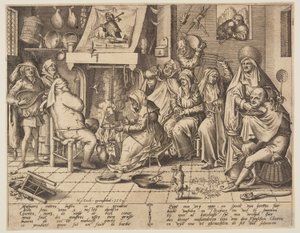 Fastelavnssøndag af Pieter van der Heyden