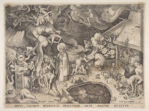 St. James and the Magician Hermogenes fra The Story of the Magician Hermogenes, 1565.