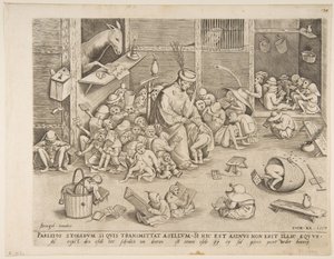 Æslet i skolen, 1557.